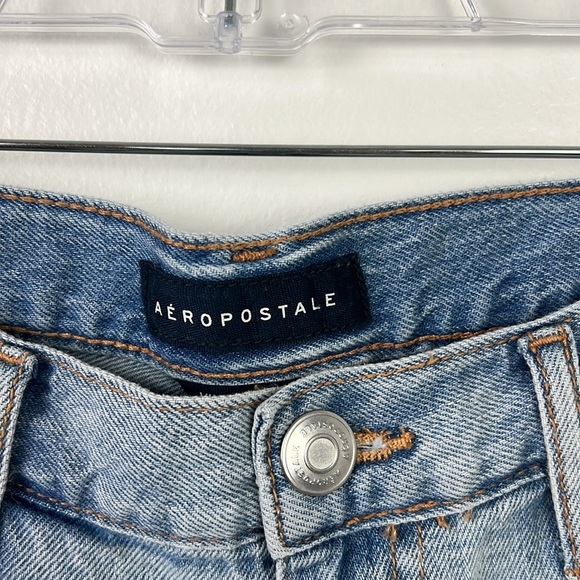 Aeropostale New Women’s 2 Vintage Rise Flare Shorty Distressed Frayed Hem Shorts - Picture 4 of 6